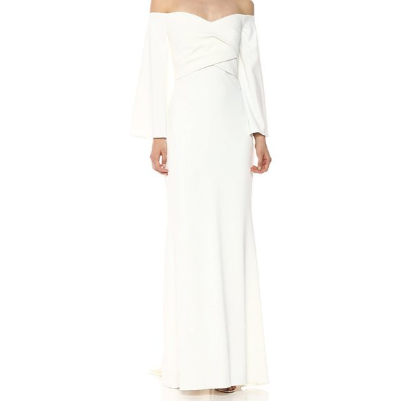 Badgley Mischka Women's EG2331 Formal Dress, SIZE 2 Ivory - Picture 1 of 2